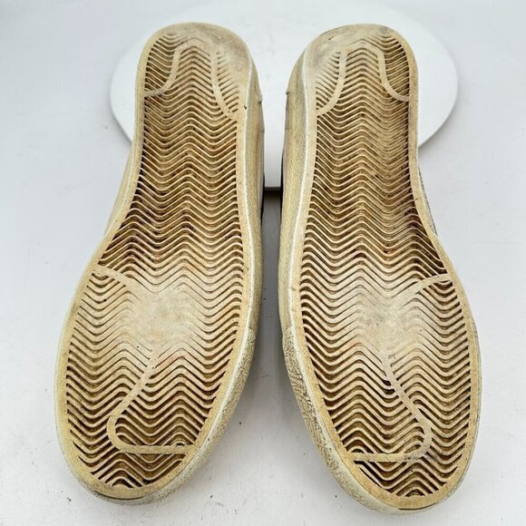 Vintage Nike bruins Men Size 9.5 White Leather Low Top Shoes Made in Korea - Picture 8 of 15